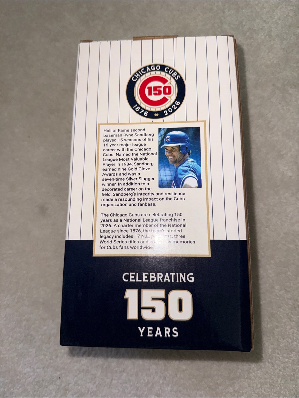 Chicago cubs Ryne Sandberg bobblehead - Picture 2 of 2